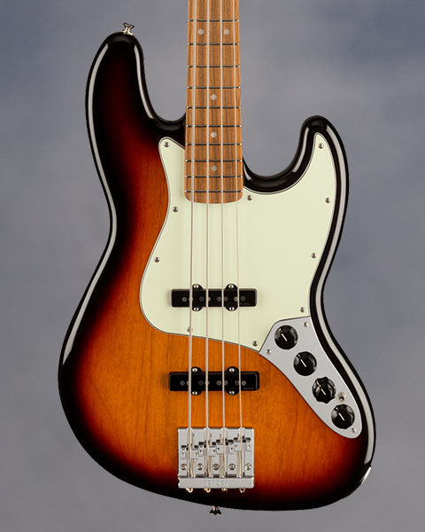 Player Plus Jazz Bass, Pau Ferro Fingerboard, 3-Color Sunburst