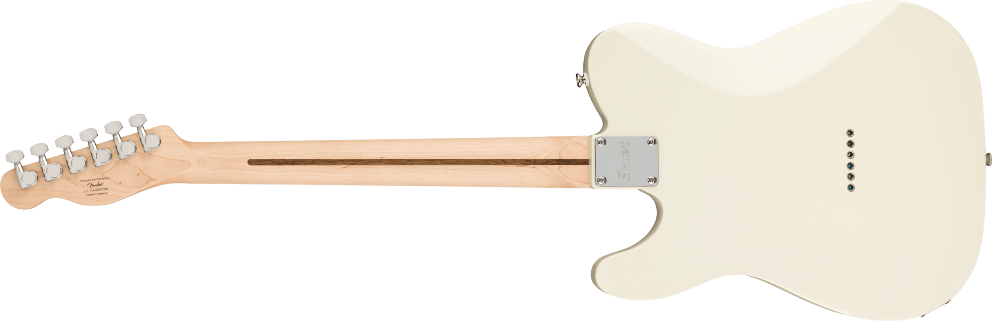 Affinity Series Telecaster, Olympic White, Laurel Fingerboard, White Pickguard