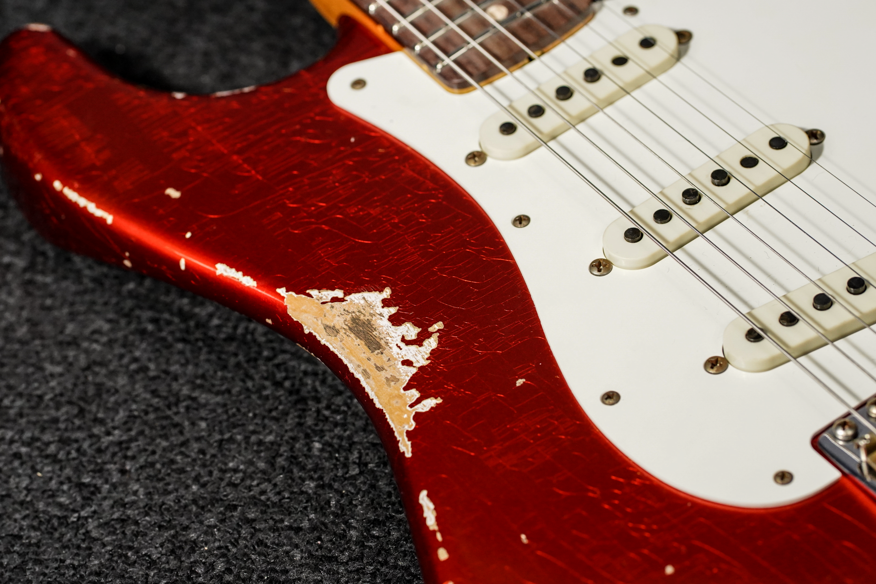 Custom Shop1959 Strat Heavy Relic SUPER FADED/AGED CANDY APPLE RED