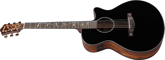 AEG550BK AEG Series Electric Acoustic Guitar, Black