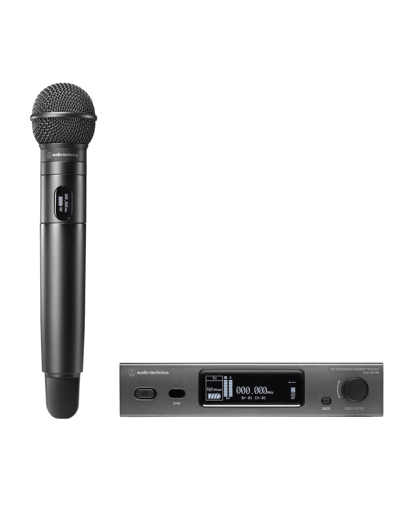 3000 Series Wireless Handheld Microphone System with ATW-C510 Capsule, DE2: 470 to 530 MHz