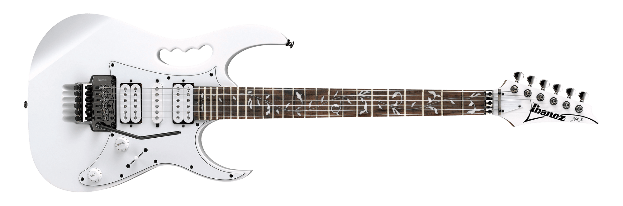 JEMJR Steve Vai Signature Series Electric Guitar (White)