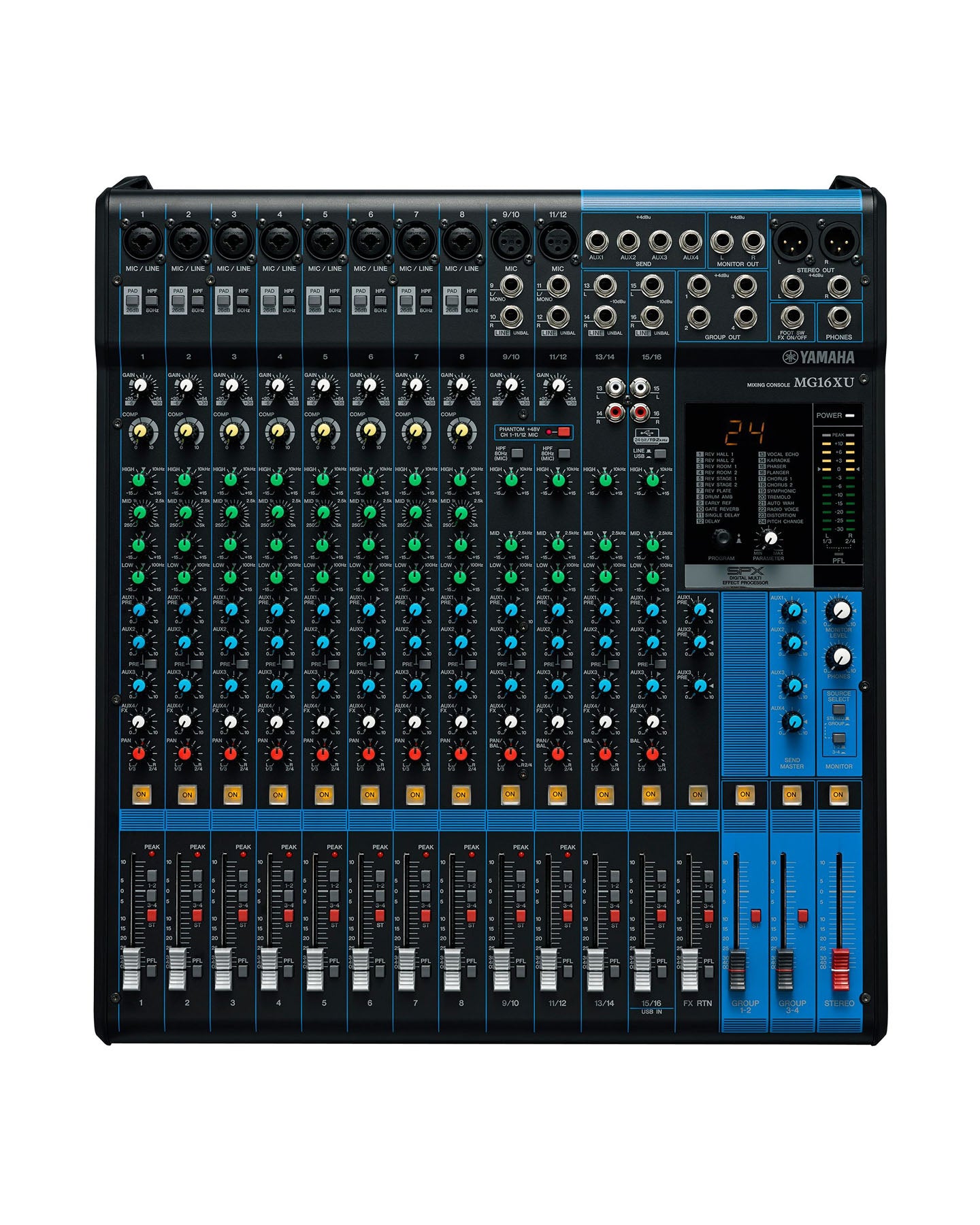 MG16XU 16-Channel Mixer with Effects