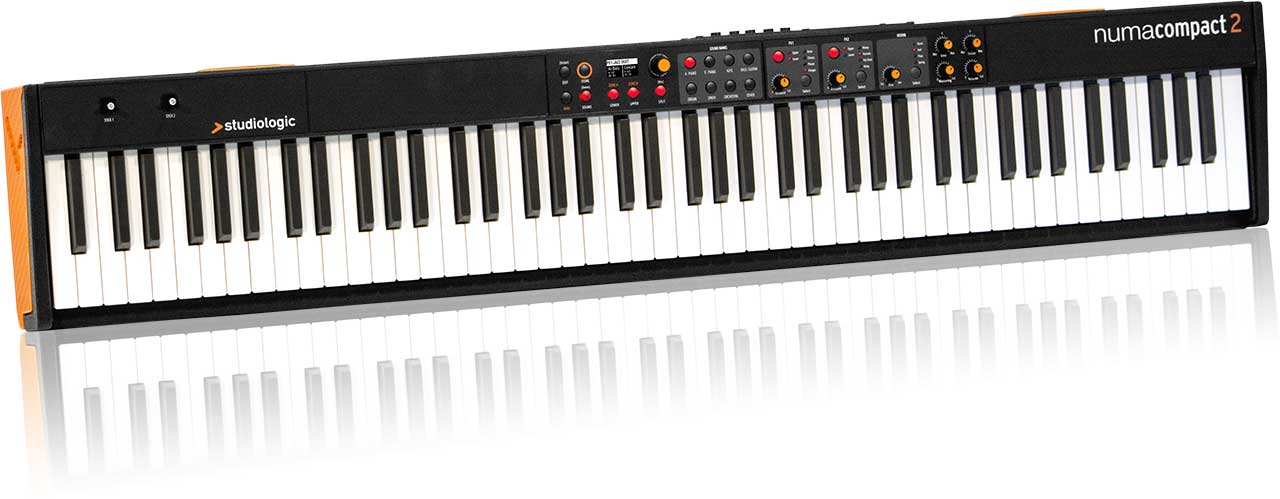 StudioLogic 88-Note semi-weighted keyboard with built-in speakers dual FX processors