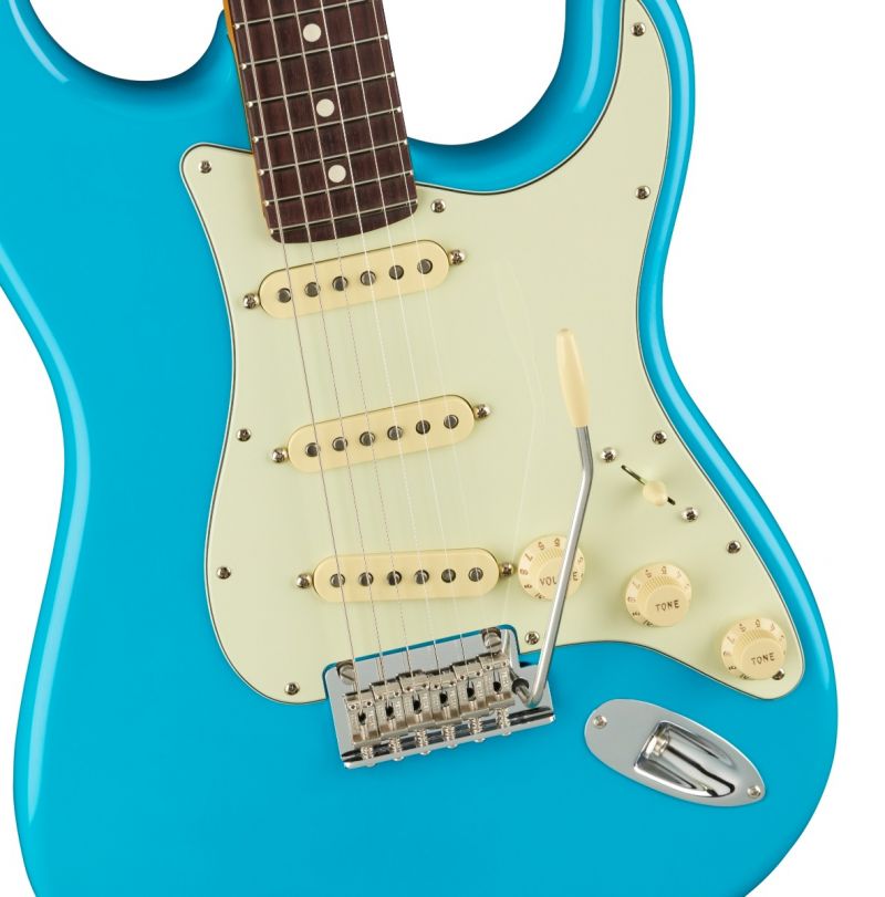 American Professional II Stratocaster, RW FB, Miami Blue