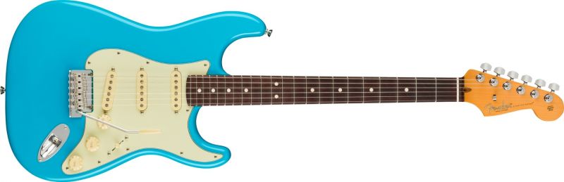 American Professional II Stratocaster, RW FB, Miami Blue