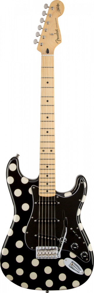 Buddy Guy Standard Stratocaster, Maple, Polka Dot Finish