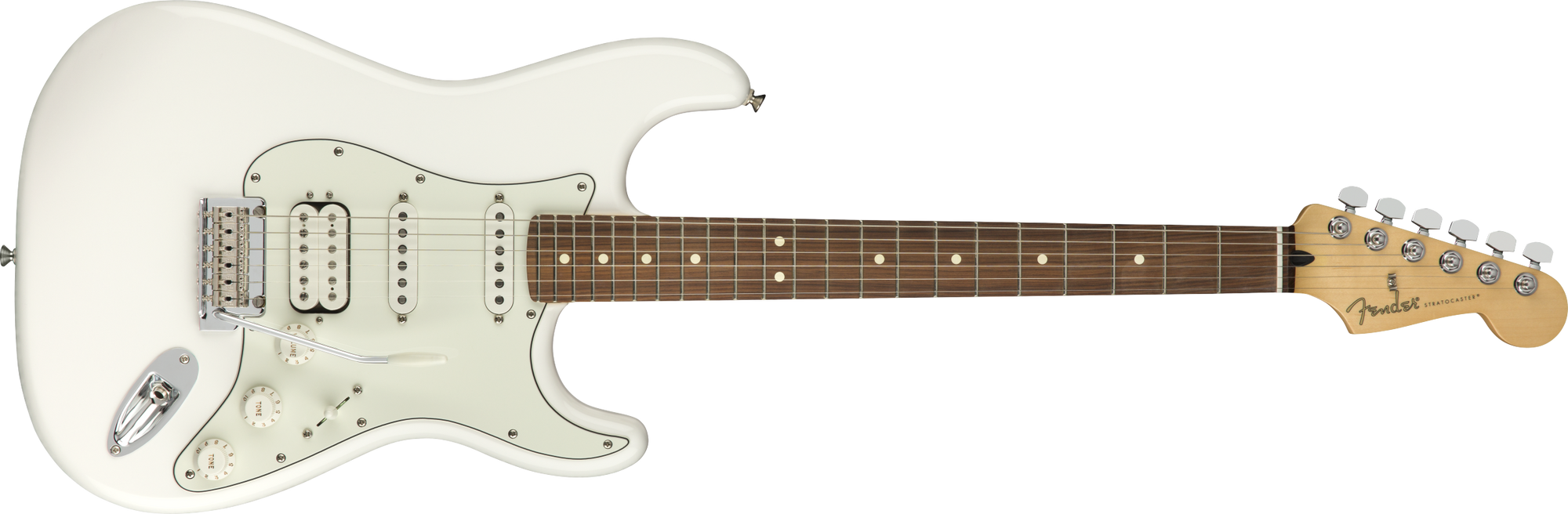 Player Stratocaster HSS, PF, Polar White