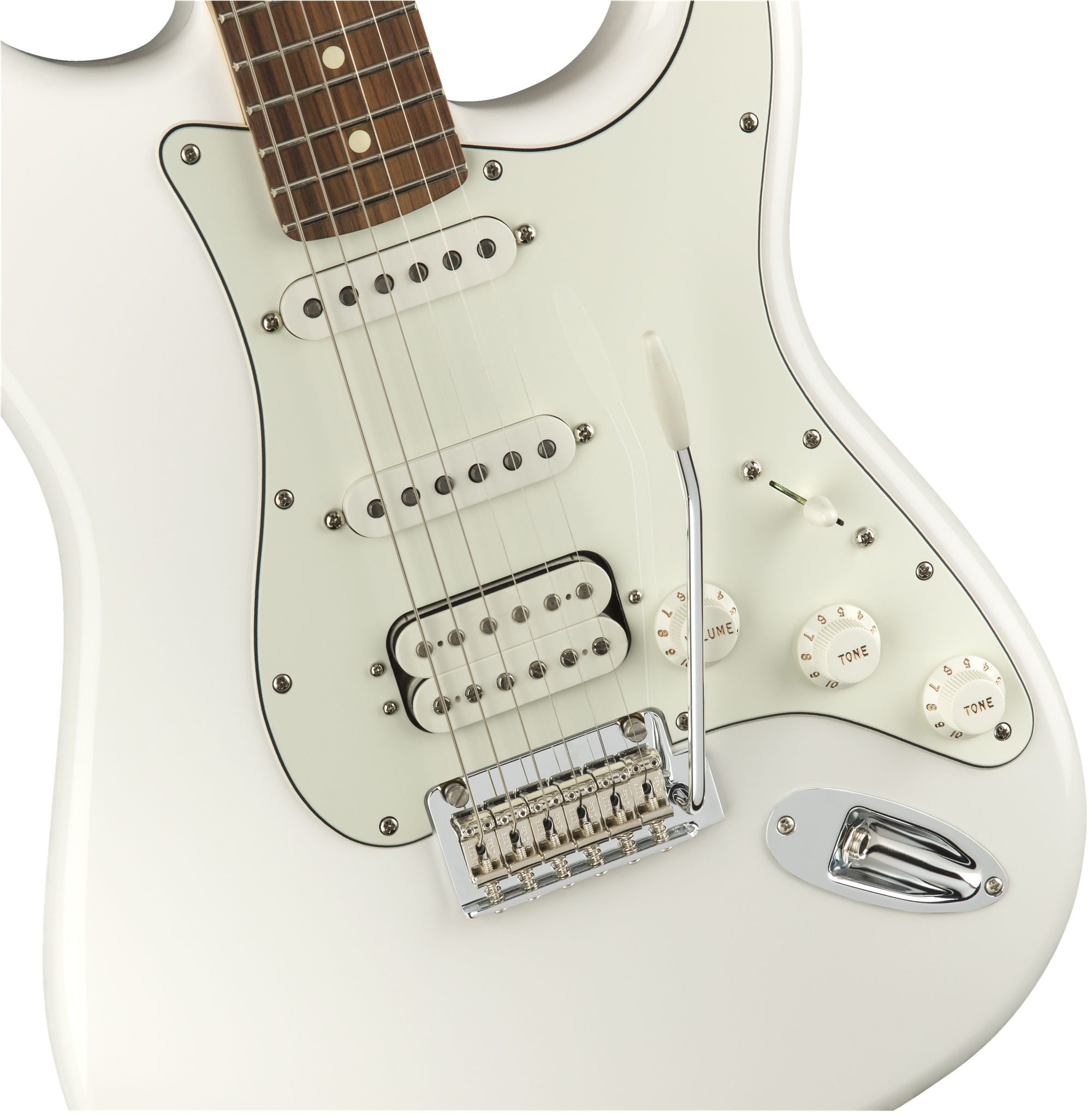 Player Stratocaster HSS, PF, Polar White