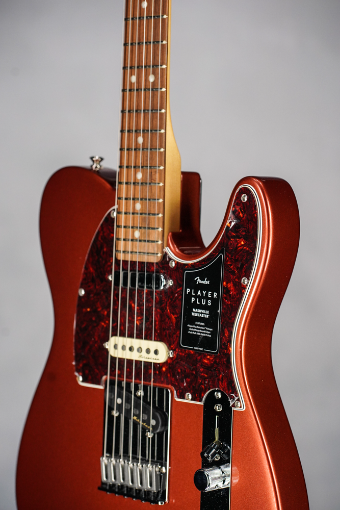 Player Plus Nashville Telecaster, Pau Ferro Fingerboard, Aged Candy Apple Red