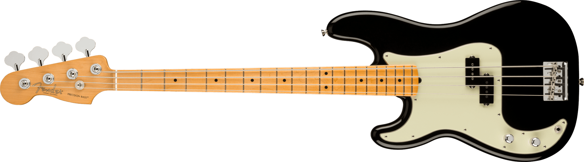 American Professional II Precision Bass, LH, Black, Maple FB