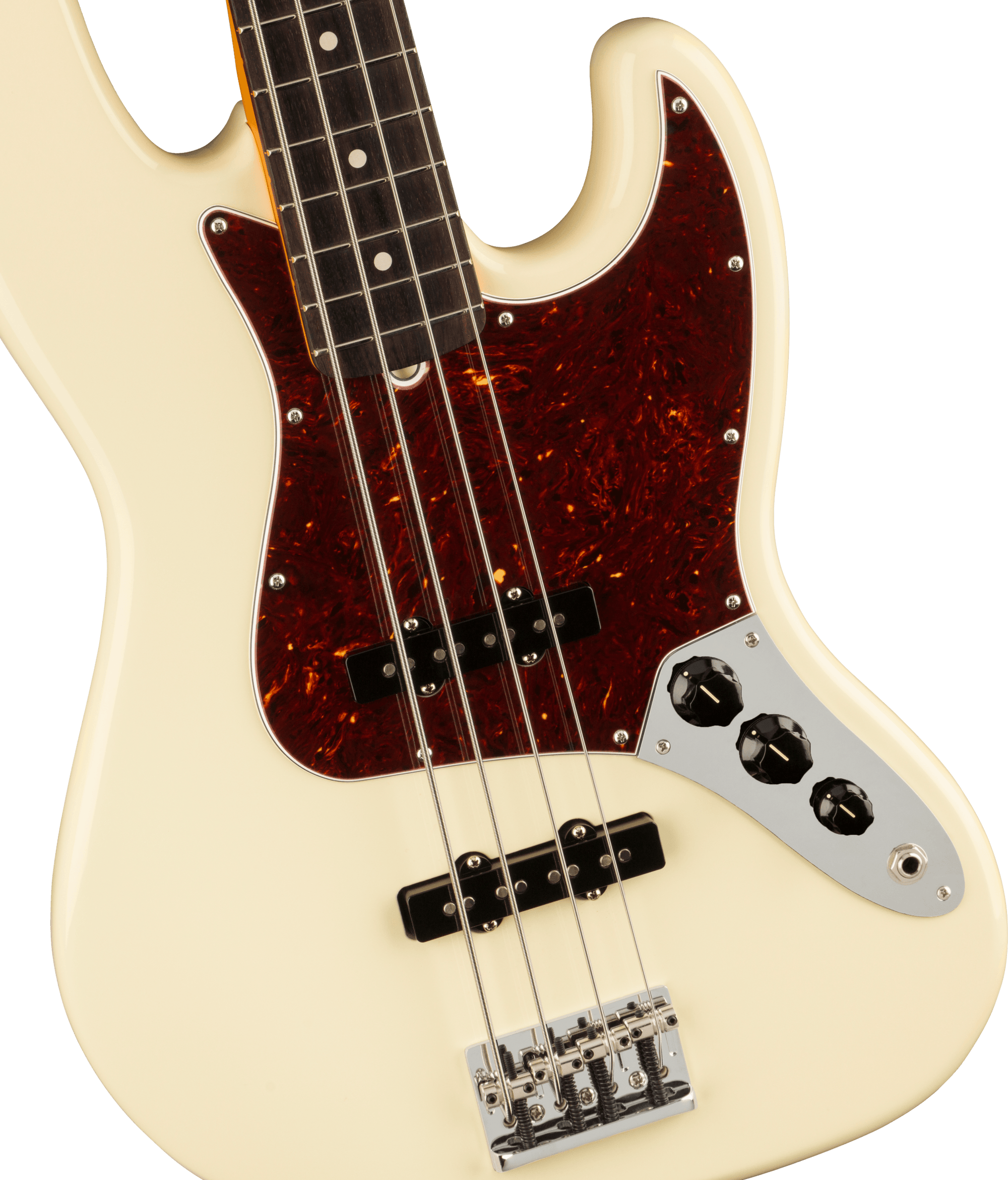 American Professional II Jazz Bass, Olympic White