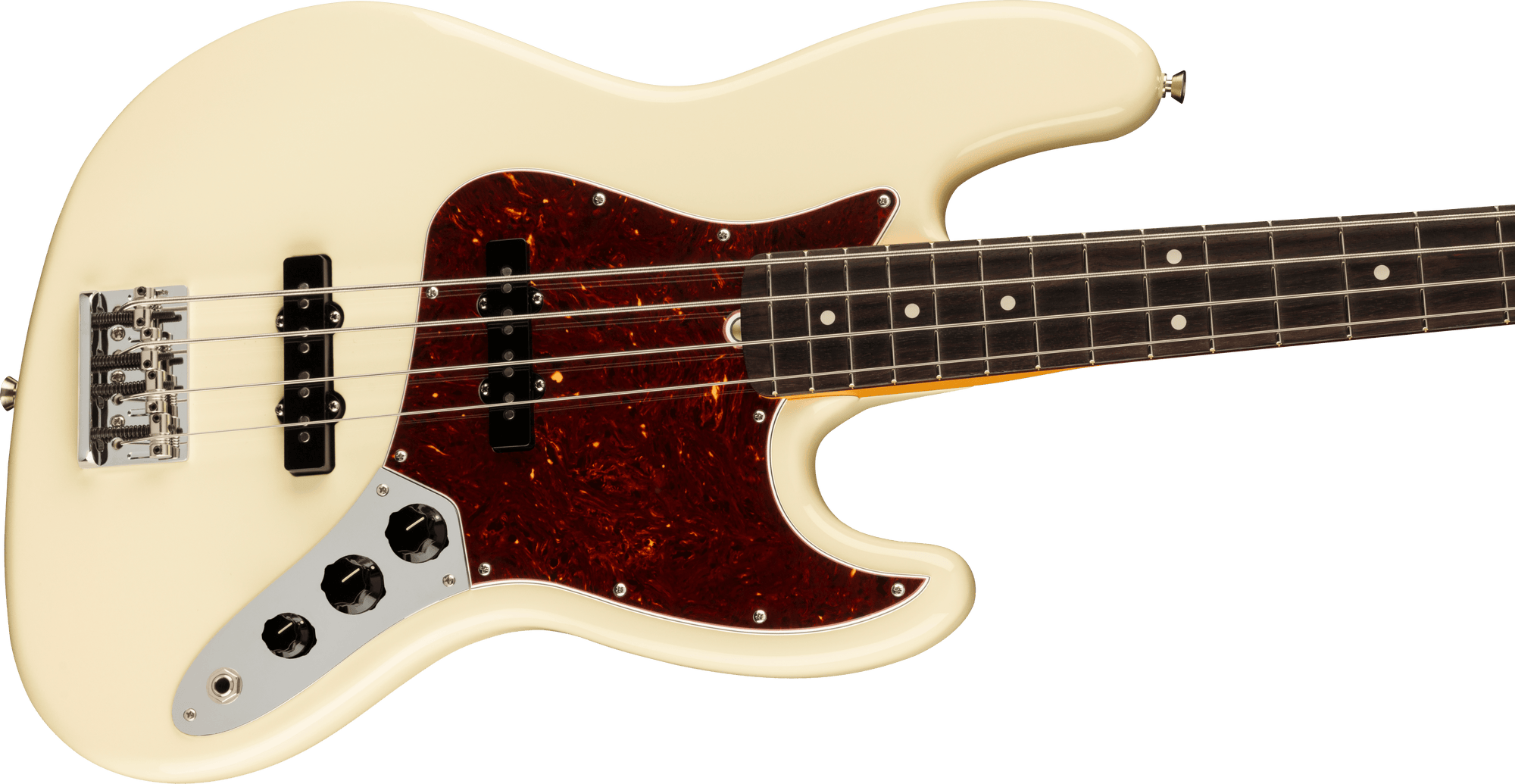 American Professional II Jazz Bass, Olympic White