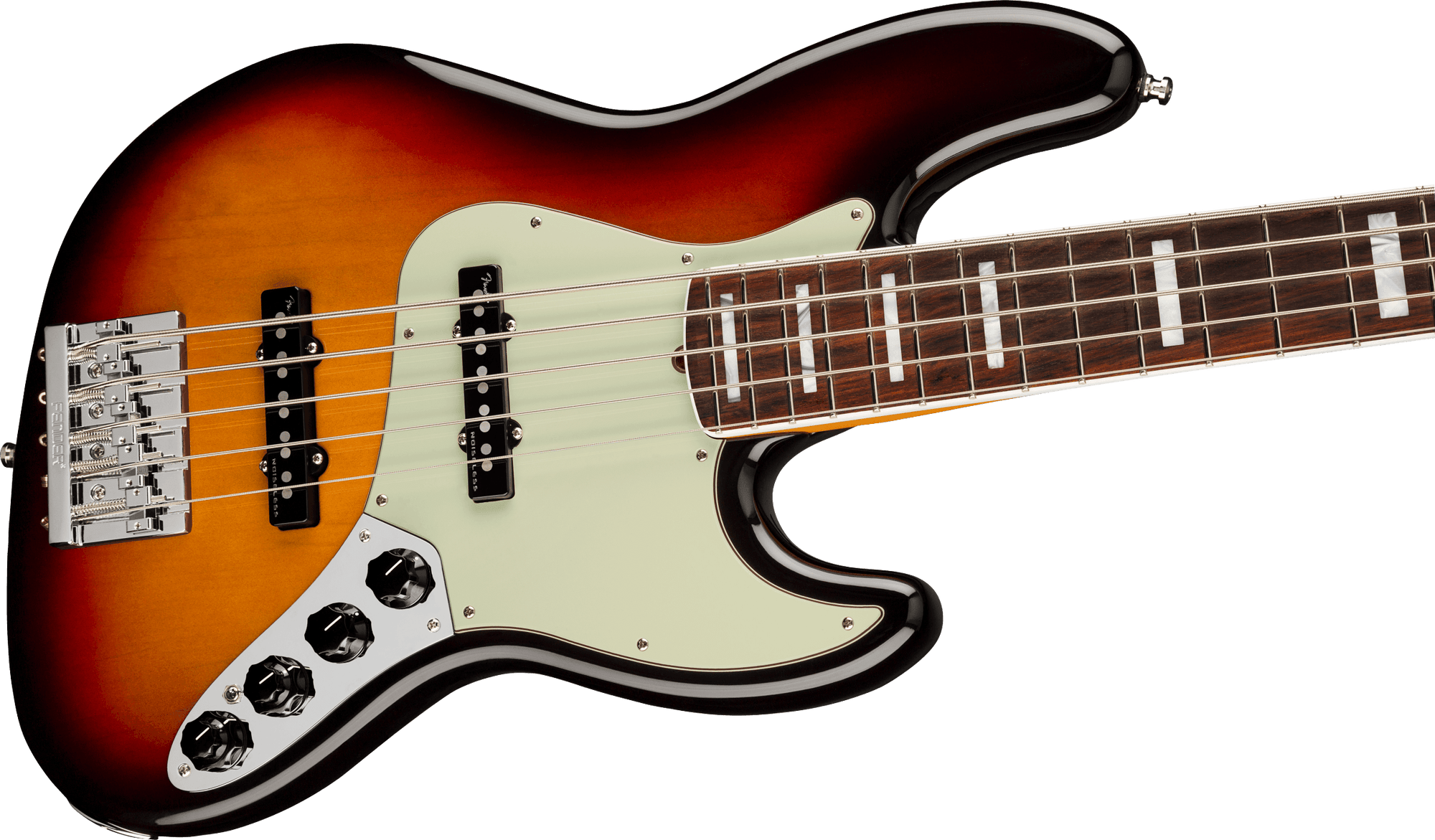 American Ultra Jazz Bass V, Rosewood Fingerboard, Ultraburst