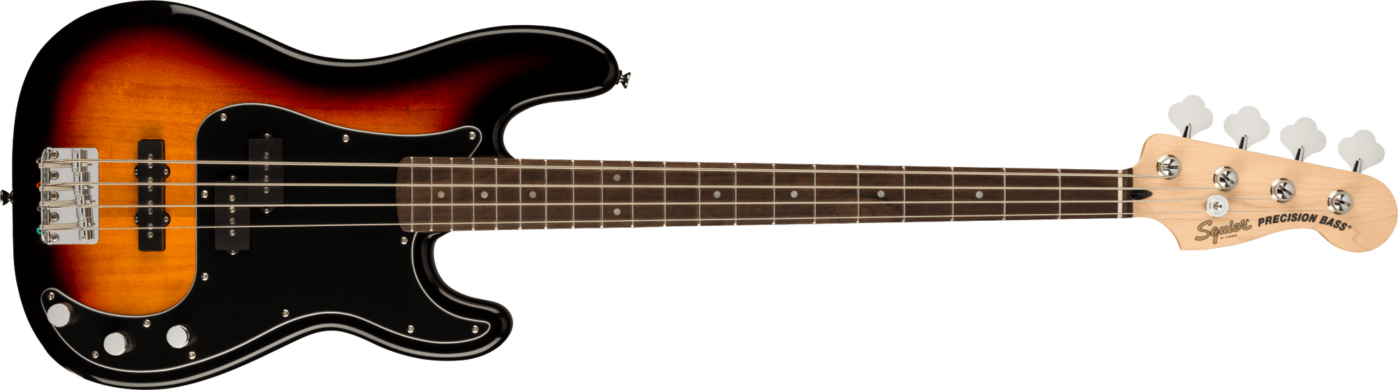 Affinity Series Precision Bass PJ Pack, 3-Color Sunburst, Laurel FB, Gig Bag, Rumble 15