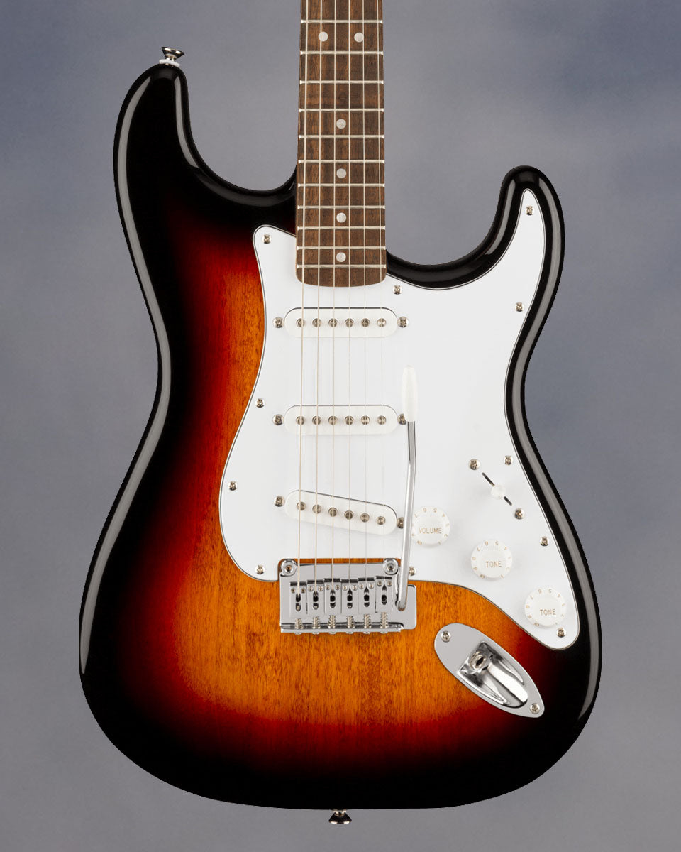 Affinity Series Stratocaster, 3-Color Sunburst, Laurel Fingerboard, White Pickguard