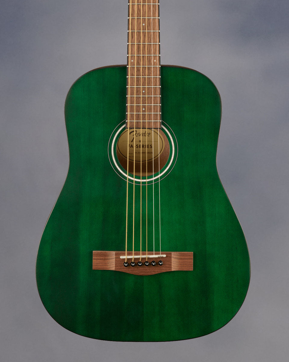 FA-15 3/4 Scale Steel with Gig Bag, GREEN
