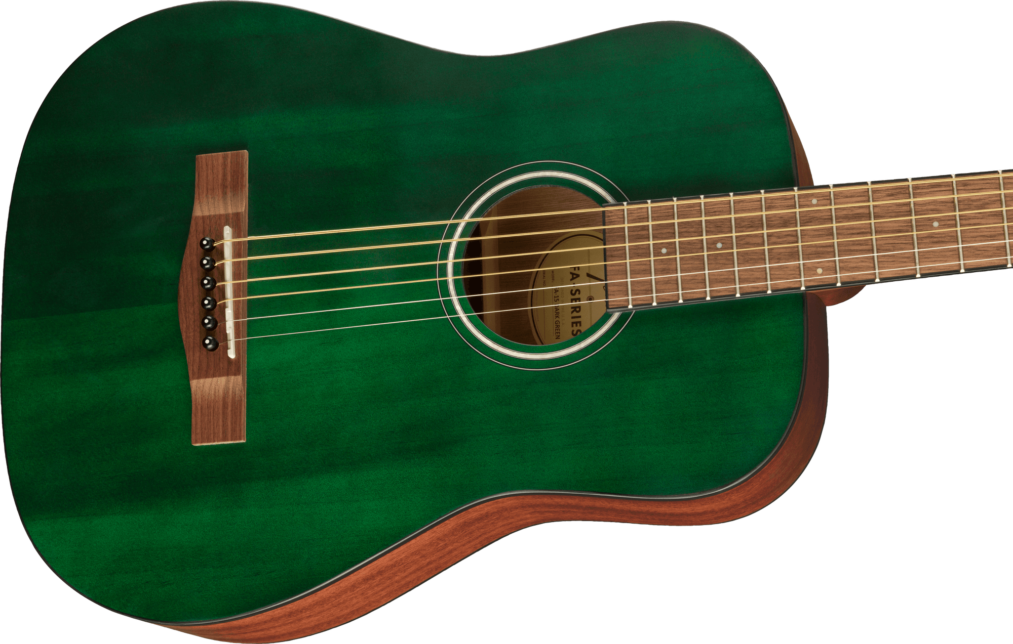 FA-15 3/4 Scale Steel with Gig Bag, GREEN