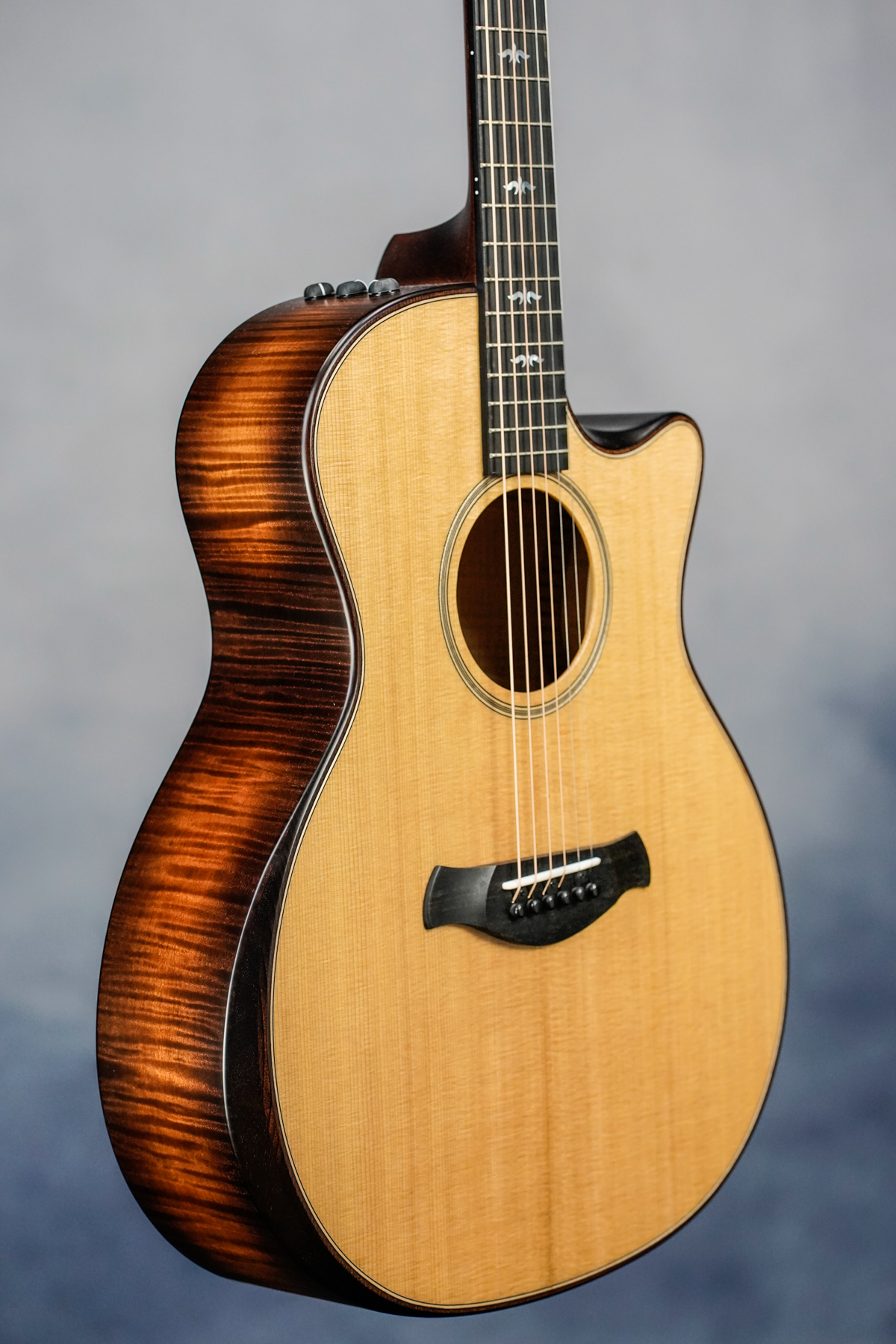 614ce Builders Edition Acoustic Guitar, Natural Top