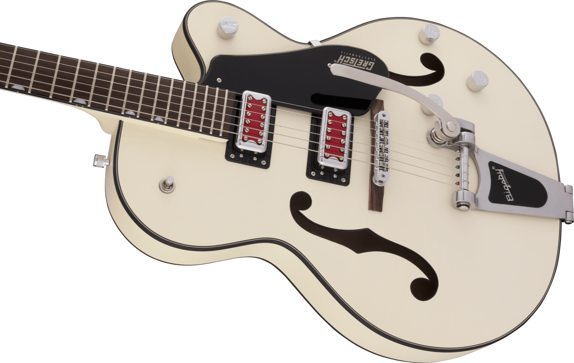 G5410T Electromatic "Rat Rod", Matte Vintage White, Hollow Body Single-Cut with Bigsby, RW FB