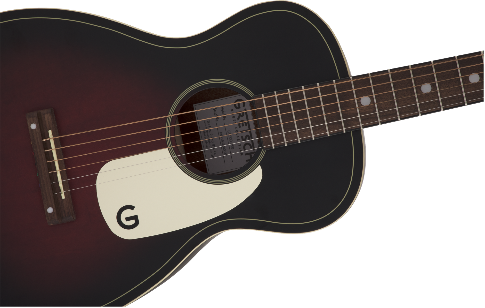 G9500 Jim Dandy Flat Top Acoustic Guitar, 2-Tone Sunburst