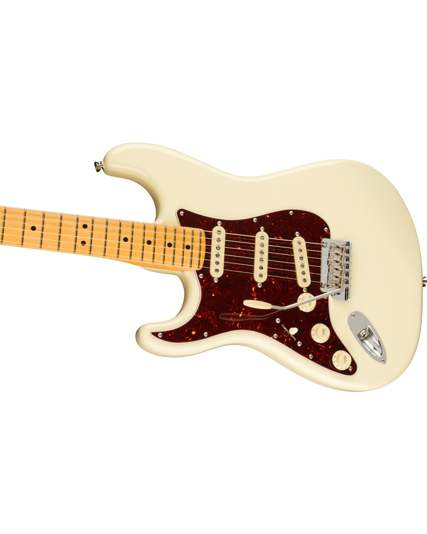 The American Professional II Stratocaster Left-Hand, Olympic White