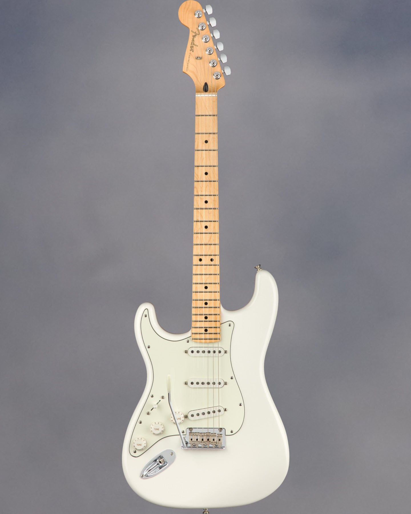 Player Stratocaster Left-Handed, Maple Fingerboard, Polar White