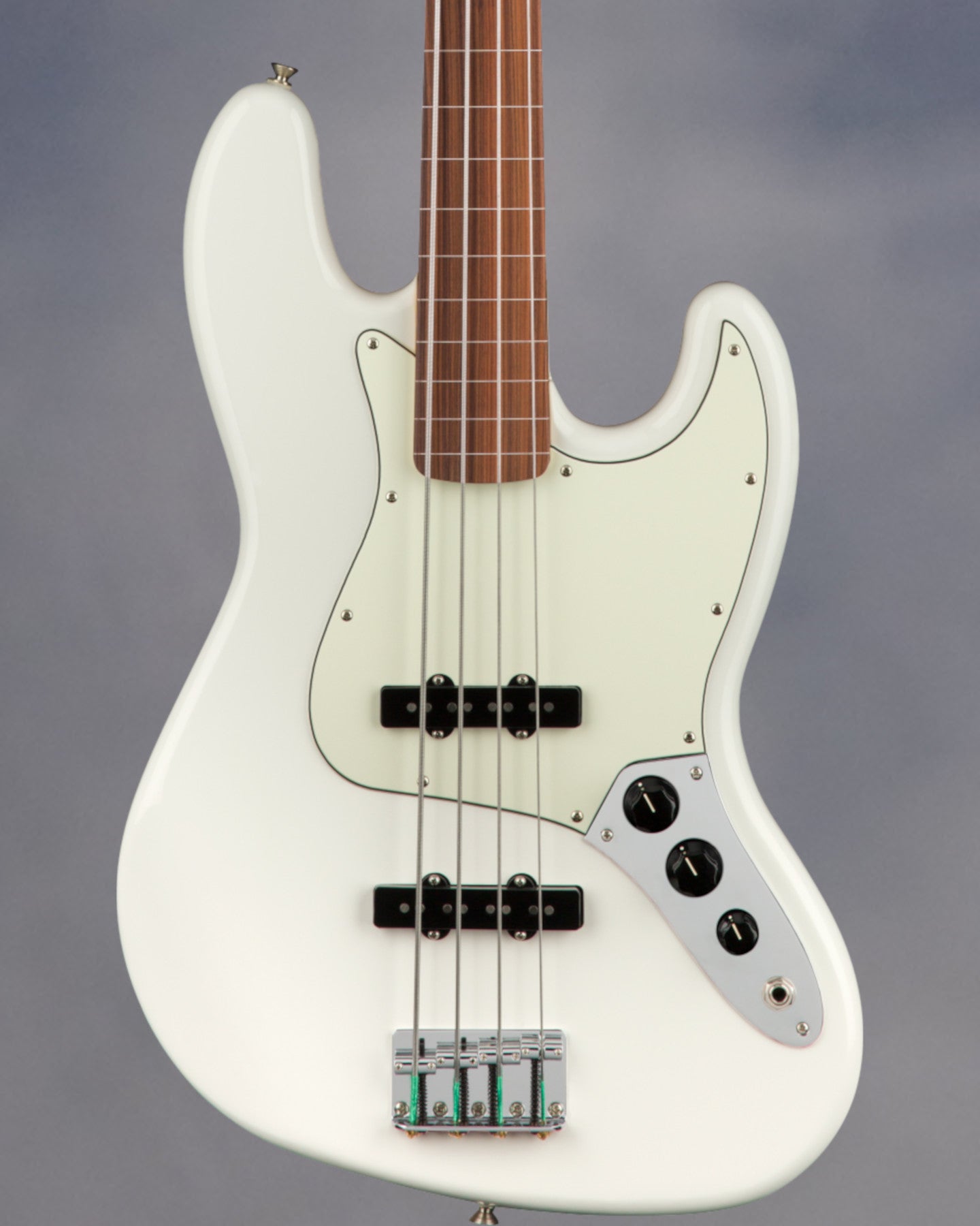 Player Jazz Bass Fretless, Polar White