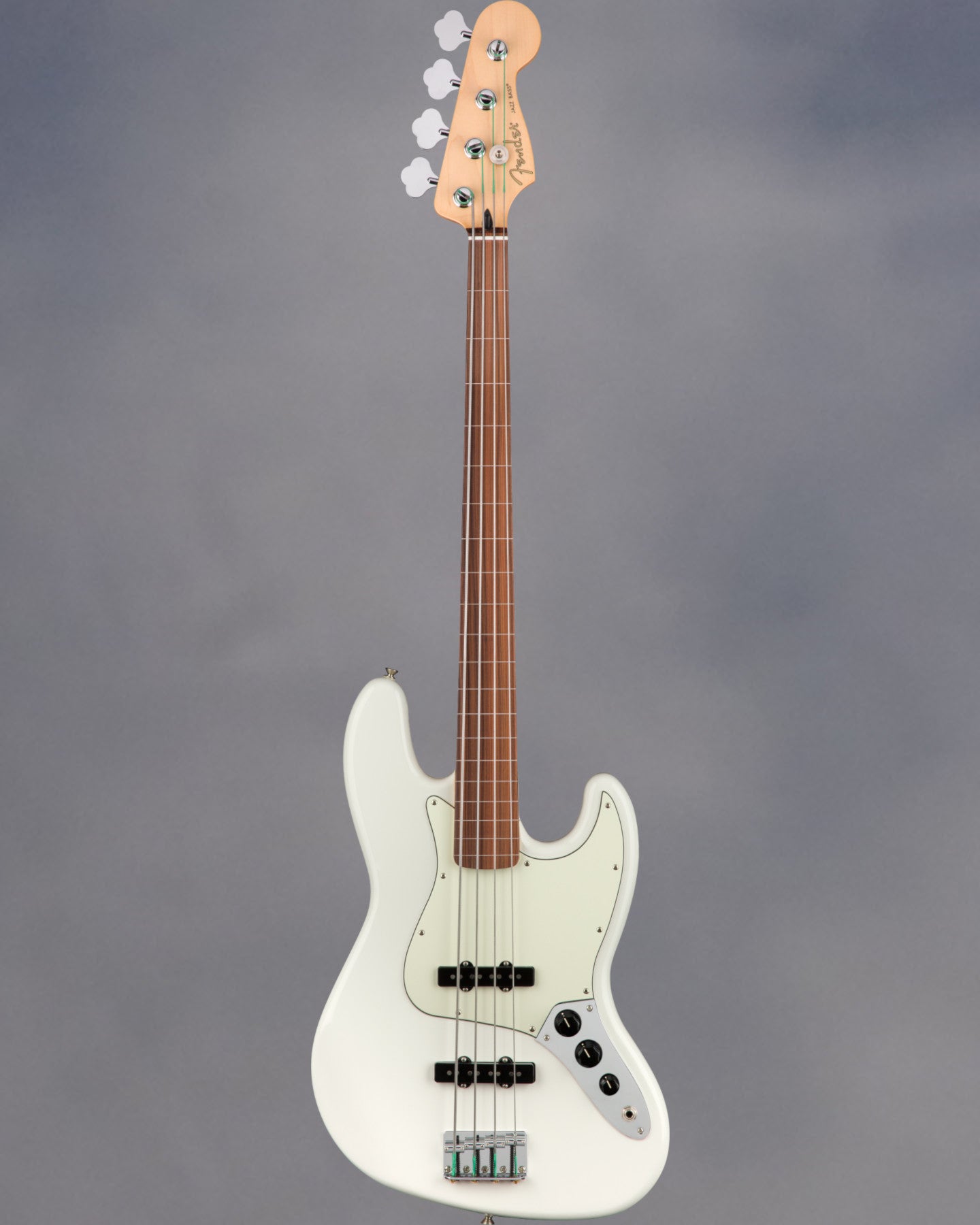 Player Jazz Bass Fretless, Polar White