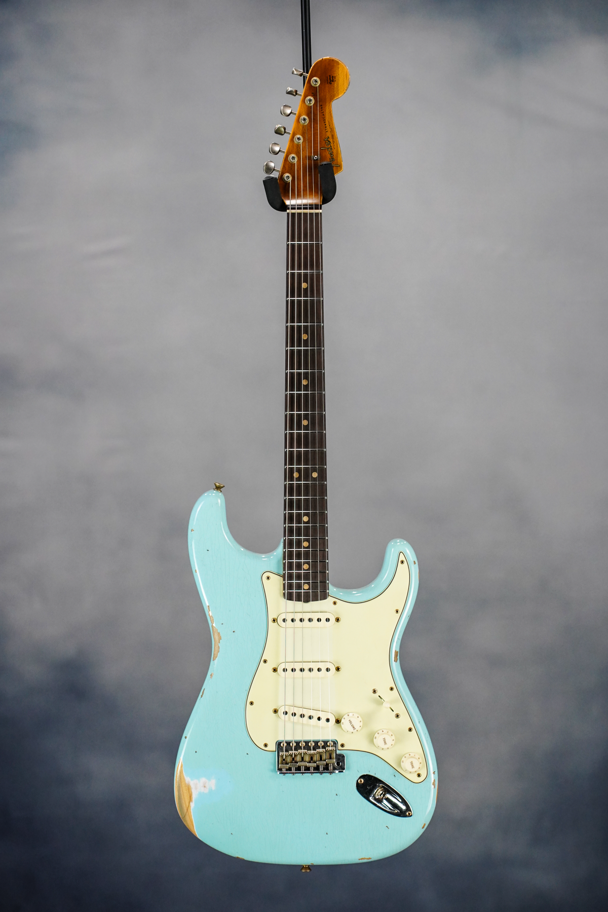 Custom Shop LE 1963 Stratocaster Hvy Relic Faded/aged Daphne Blue