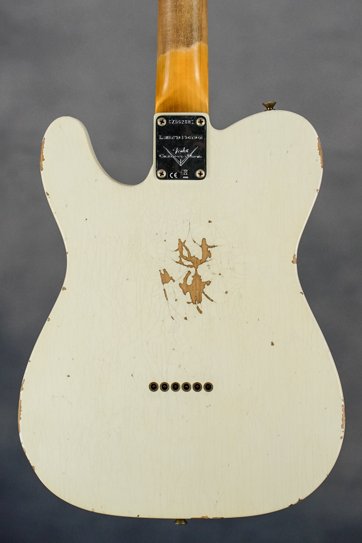 S21 LTD 61 TELE REL - AOLW
Fender Custom Shop Limited Edition '61 Telecaster Relic Electric Guitar - Aged Olympic White