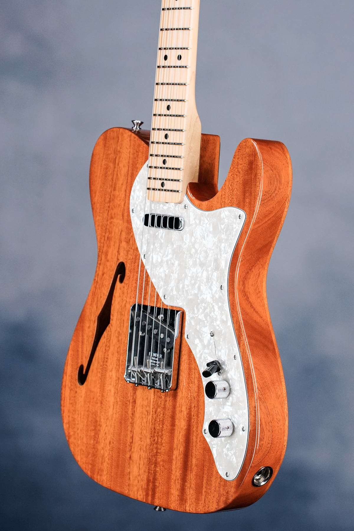 Vintage Custom 1968 Telecaster Thinline, Round-Laminated Maple Fingerboard, Aged Natural