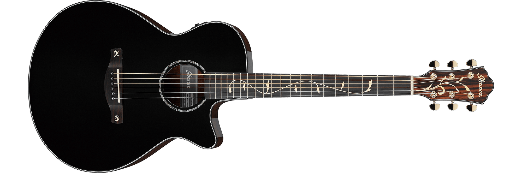 AEG550BK AEG Series Electric Acoustic Guitar, Black