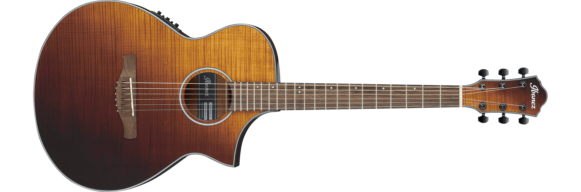 6-String Acoustic-Electric with Maple Top, Amber Sunset Fade