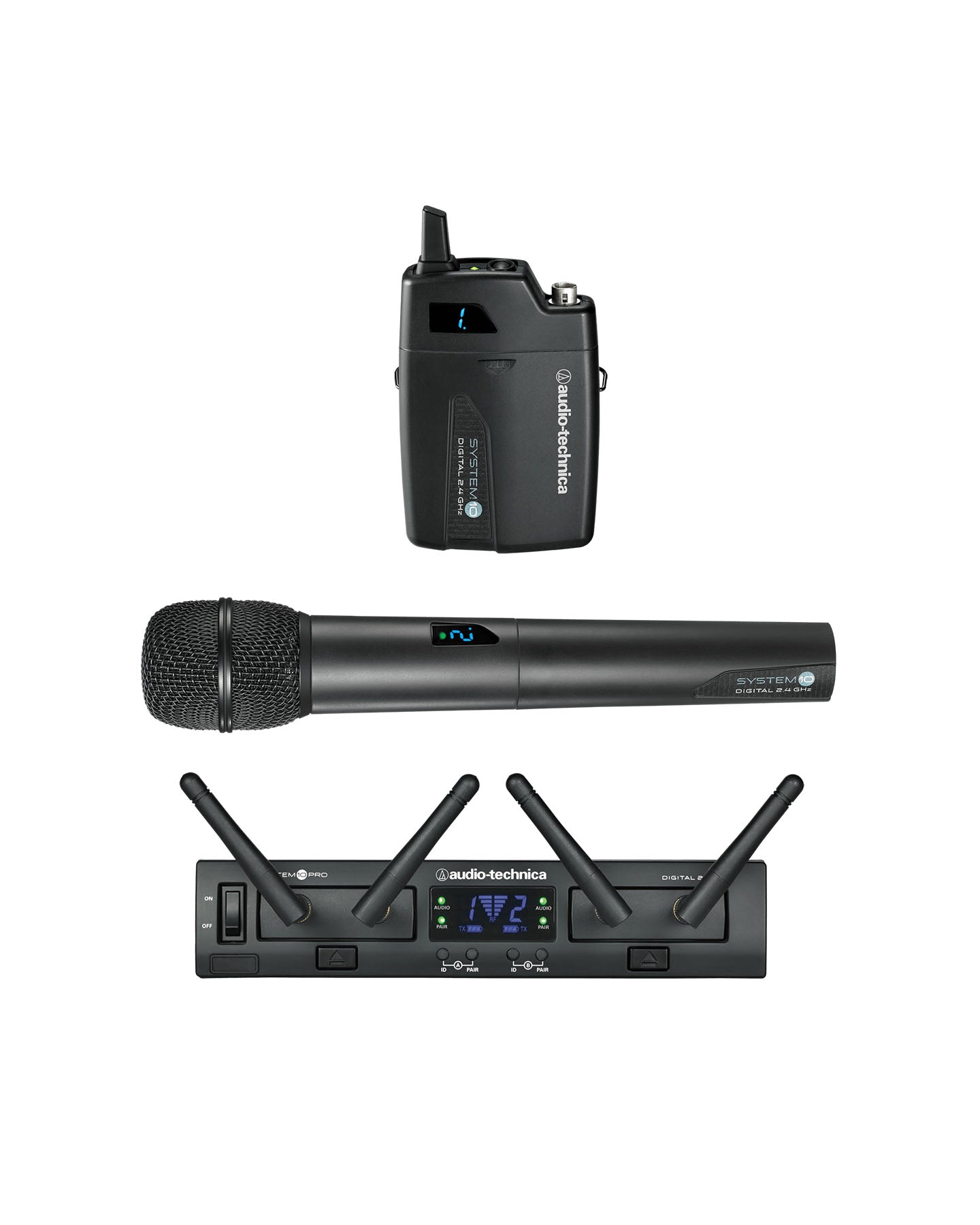 ATW-1312 Body Pack and Dynamic Handheld Microphone System