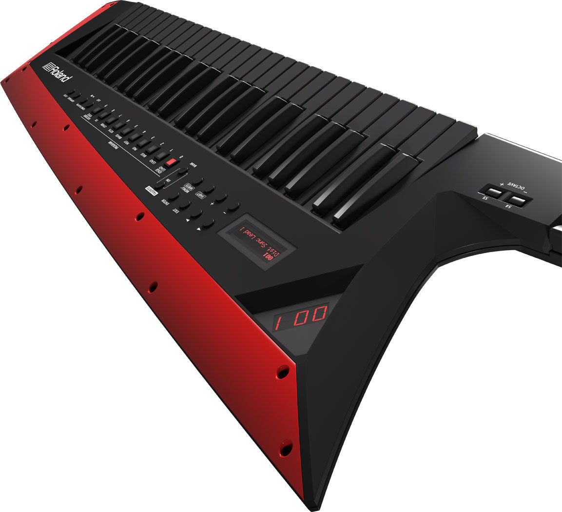 Roland AX-Edge 49-Key Keytar Synthesizer, Black