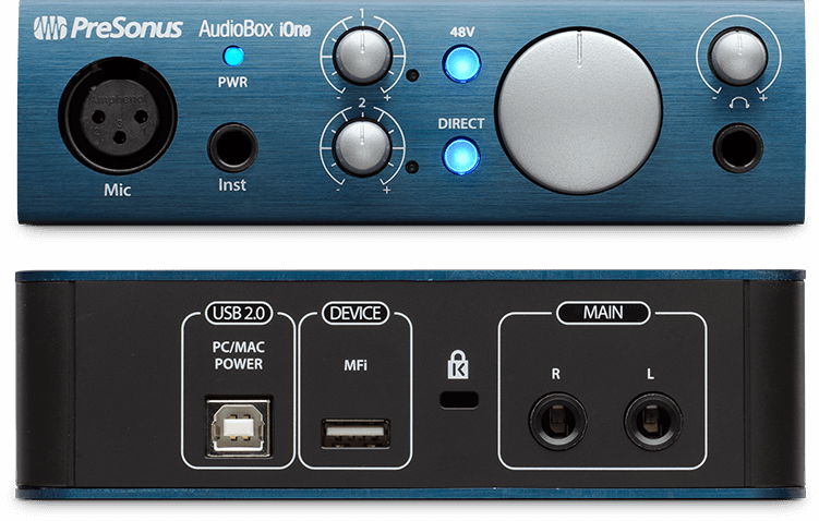 AudioBox iOne 2x2 USB 2.0 Ipad Recording Interface
