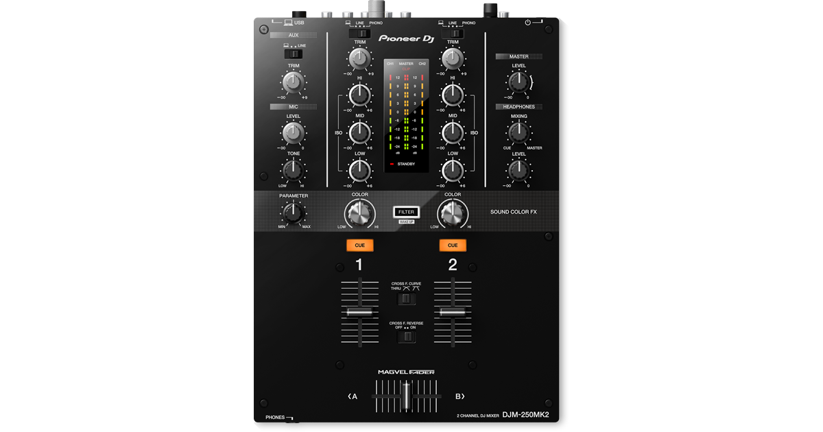 2-Channel Scratch DJ Mixer with rekordbox DVS