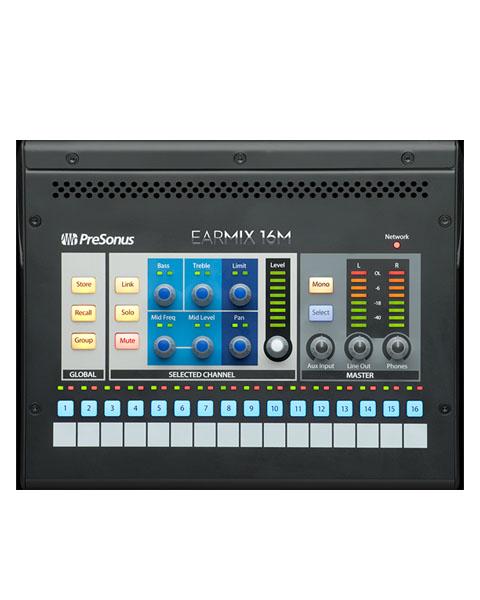 16-Channel AVB Networked Personal Monitor Mixer