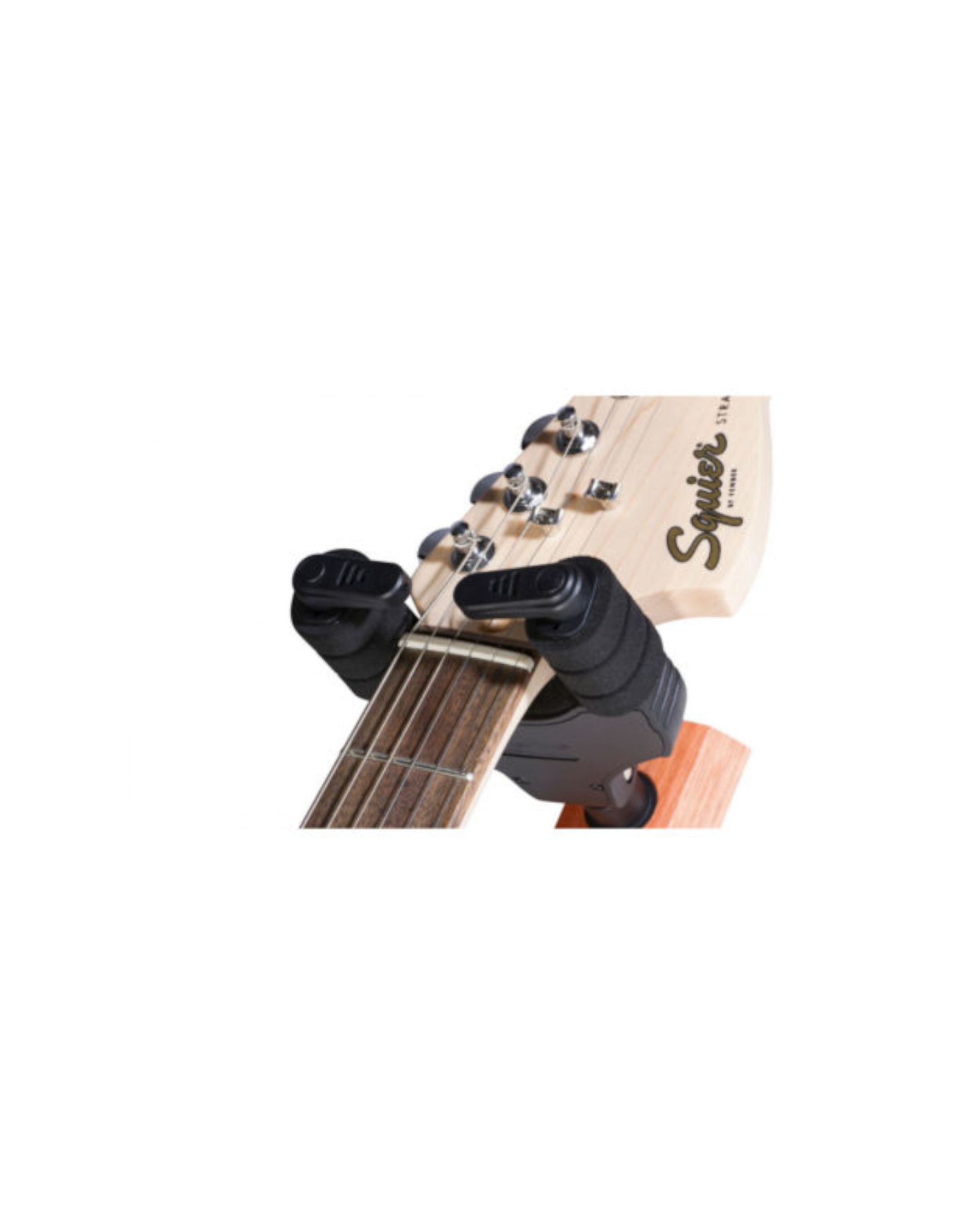 Wood Locking Guitar Hanger, Black