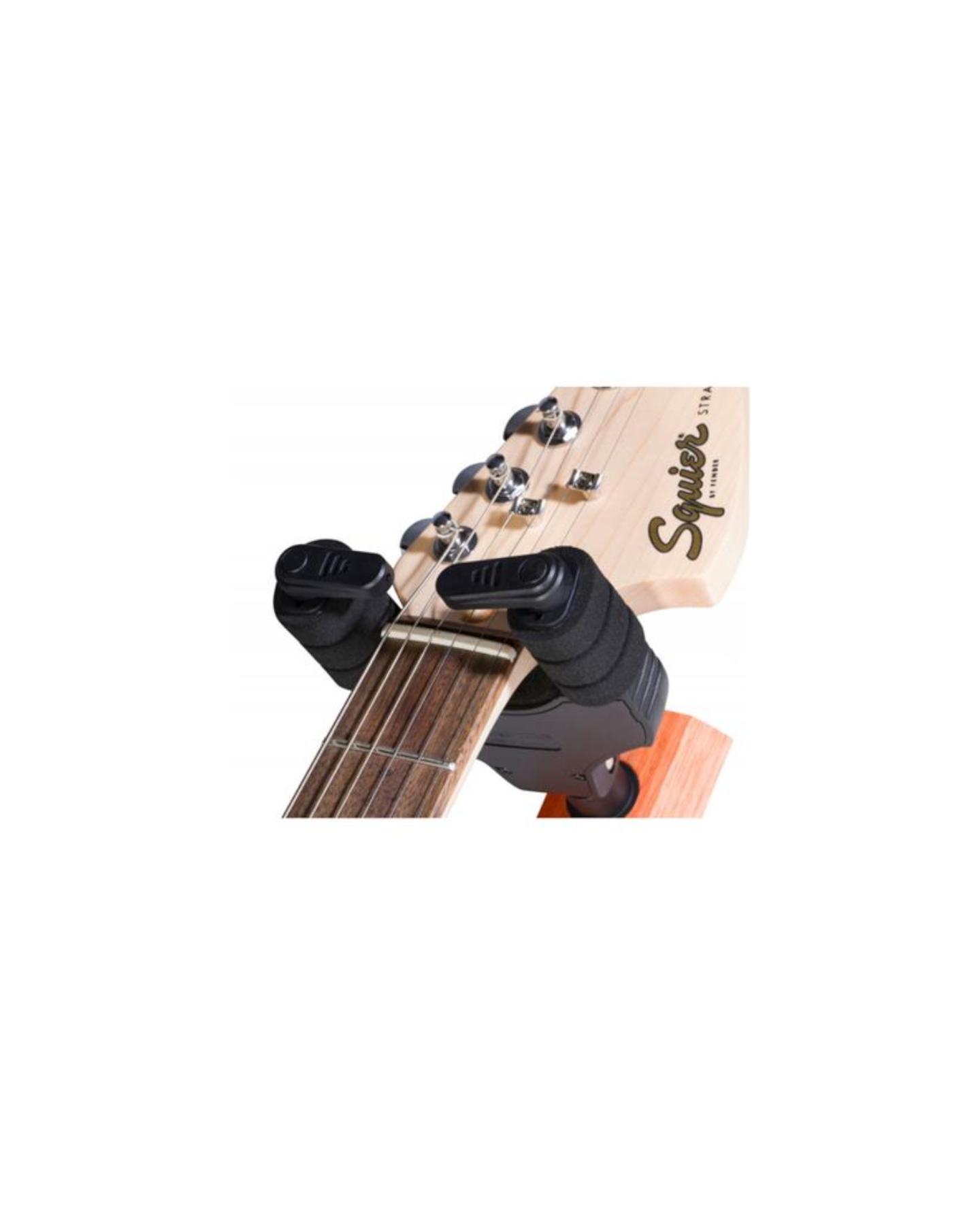 Wood Locking Guitar Hanger, Mahogany
