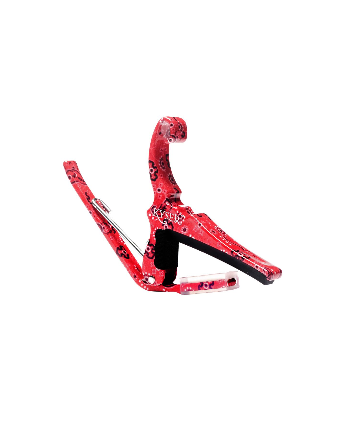 Kyser Quick-Change Capo for 6-String Guitar, Red Bandana