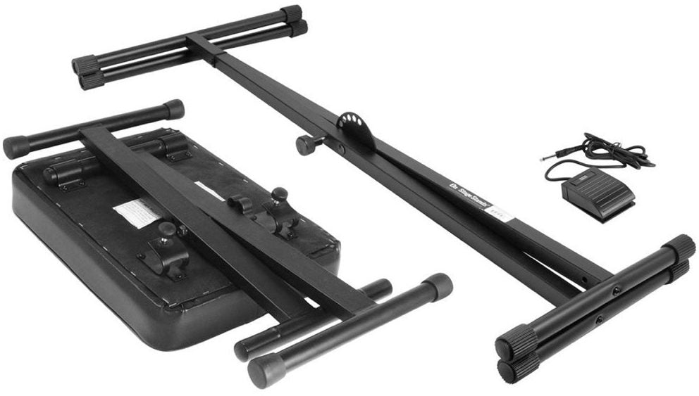 On Stage KPK6520 Keyboard Stand, Bench, and Sustain Pedal Bundle