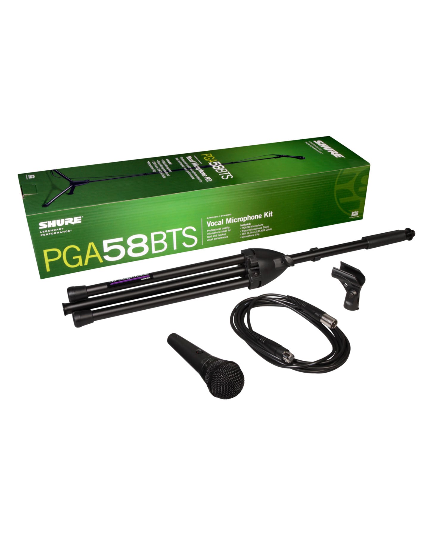 PGA58 Vocal Microphone Kit w/ Stand and XLR Cable