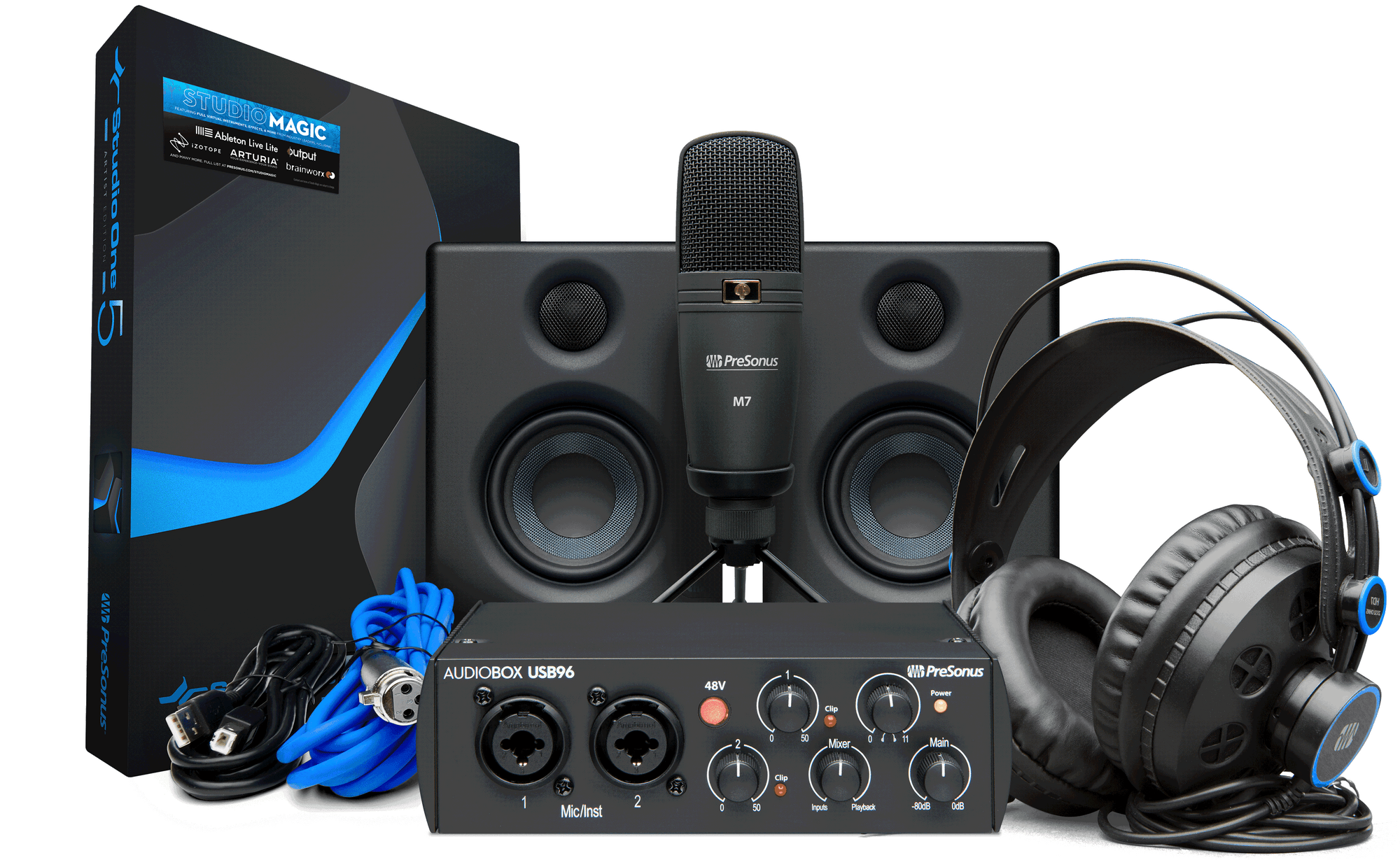 AudioBox Studio Ultimate Bundle Deluxe Hardware/Software Recording Collection 25th Anniversary Black